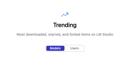 lm studio trending models