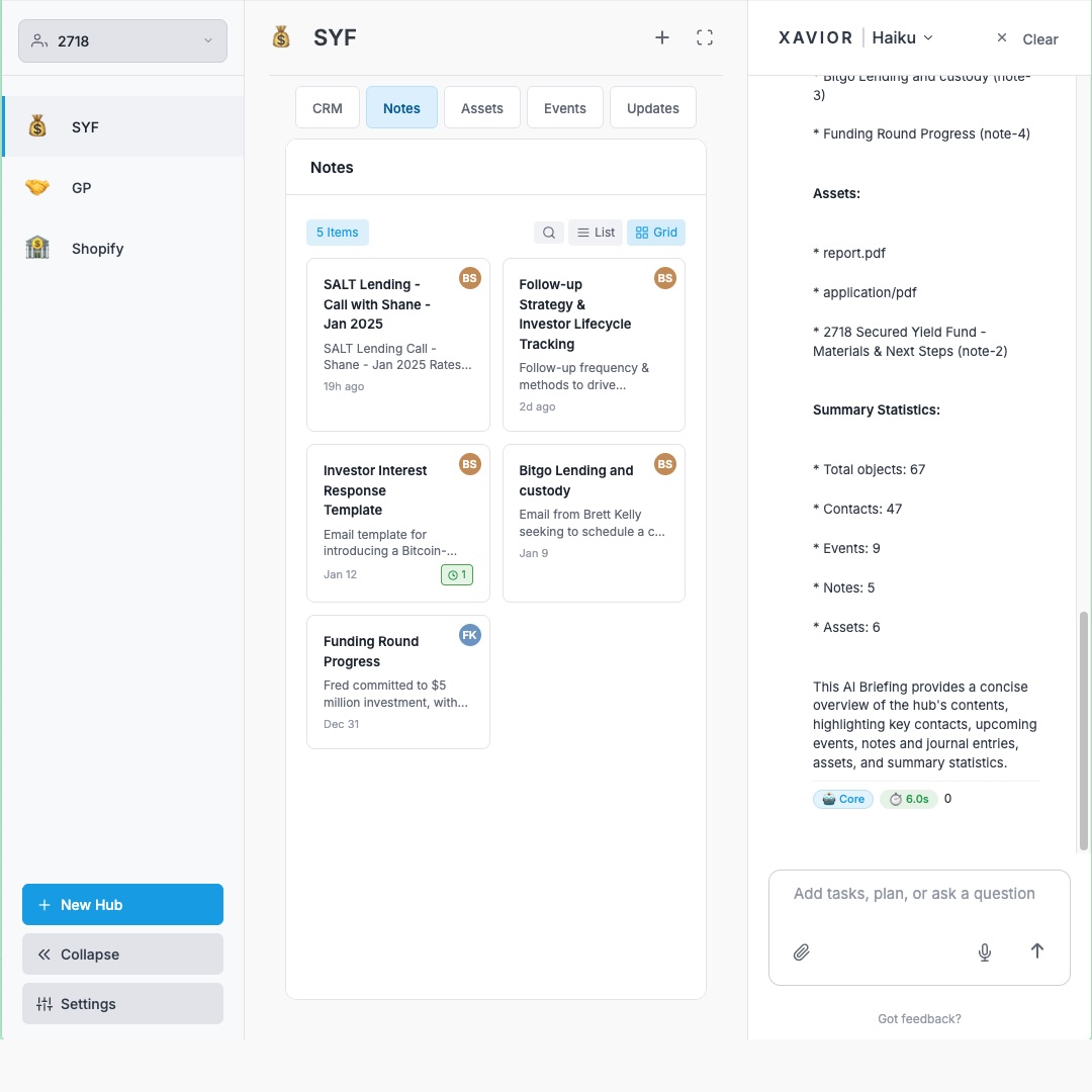 XAVIOR AI Operating System
